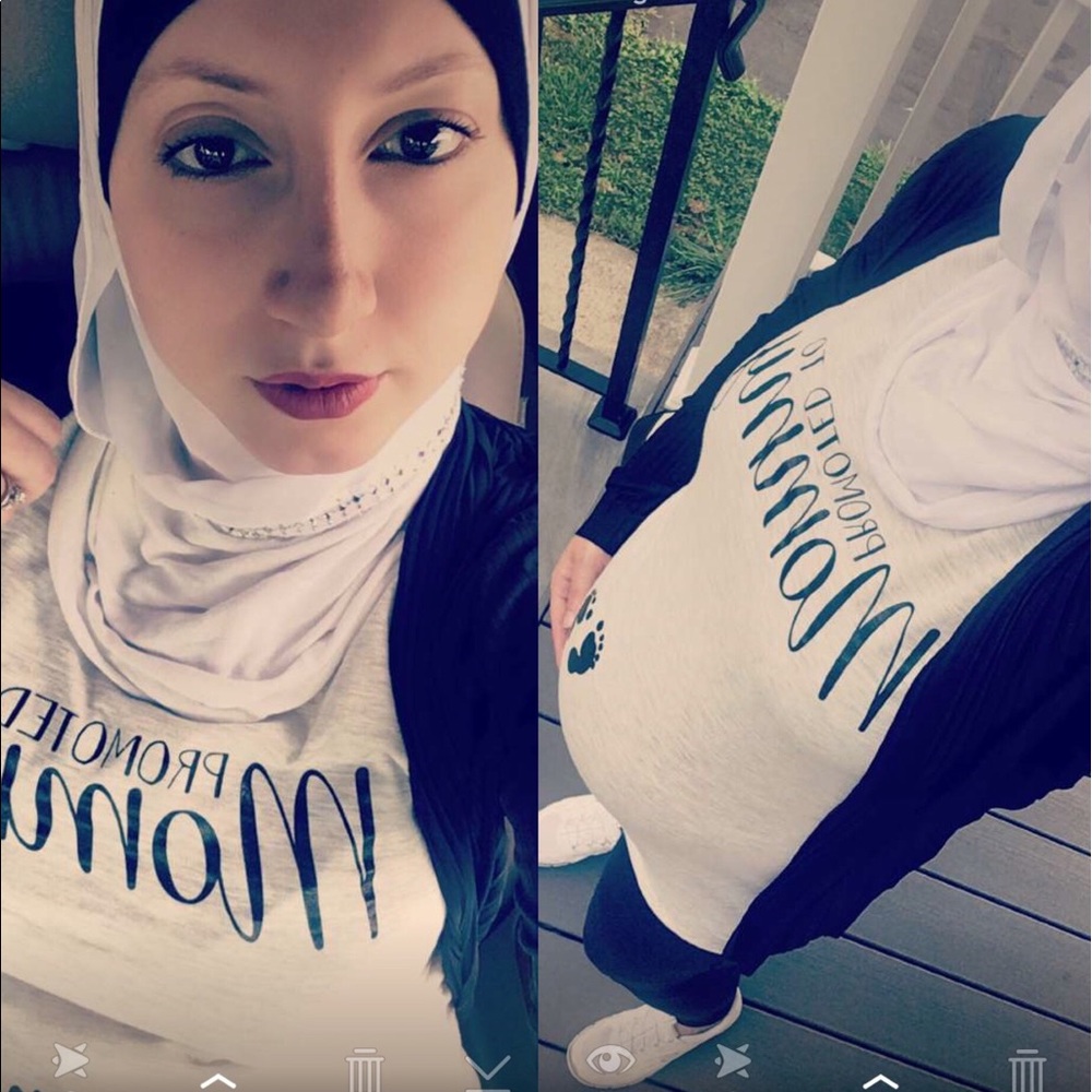 Promoted to Mommy short sleeved shirt.